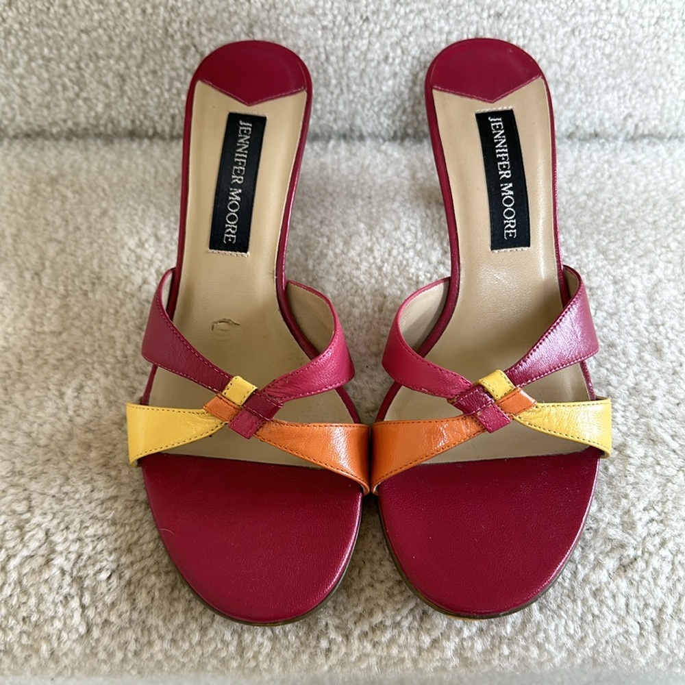 Jennifer Moore Bettina Kitten Heel Sandals